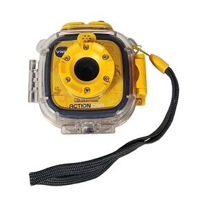 VTech Kidizoom Action Cam Yellow Waterproof Digital Video Camera for Kids